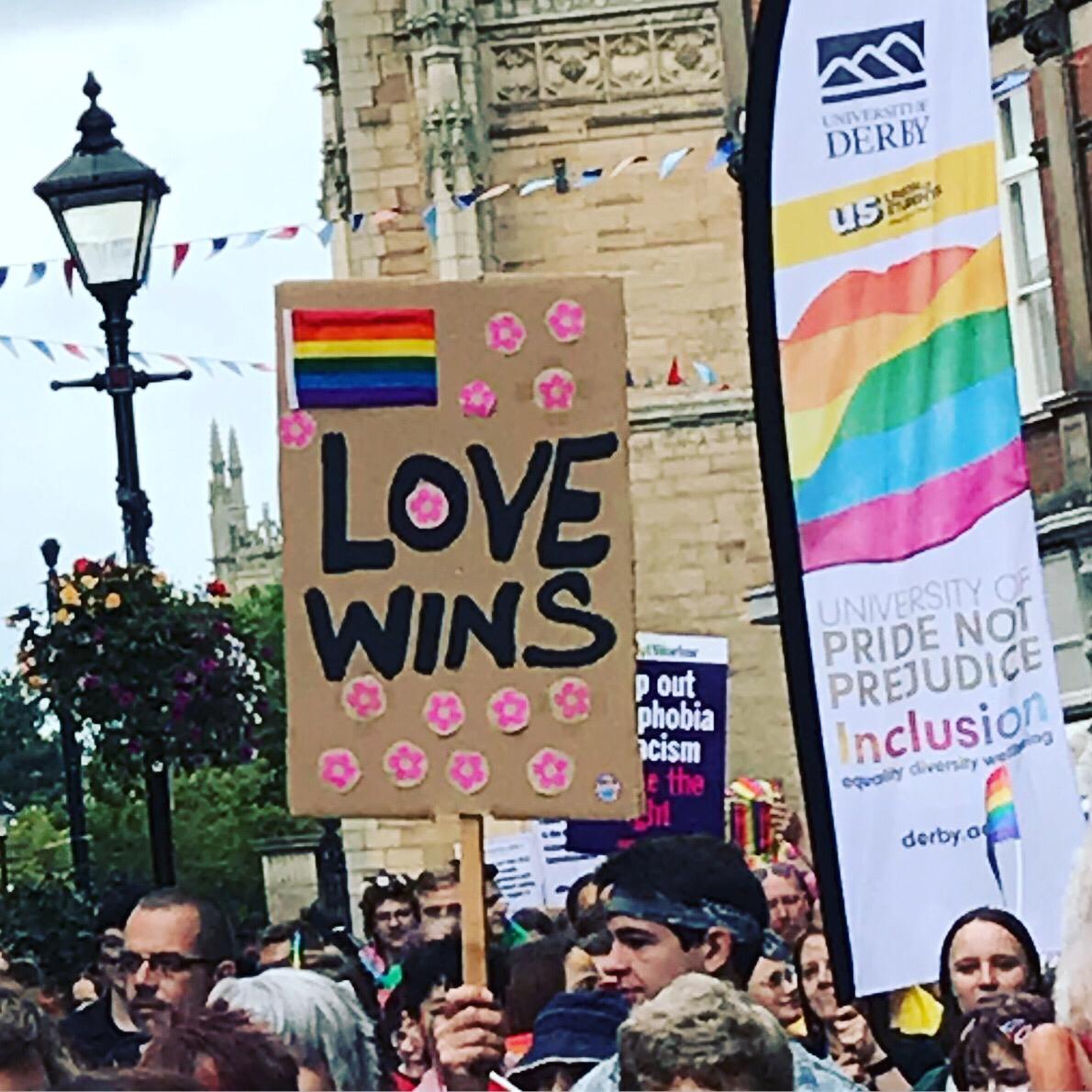 Derby Pride – what a ride! The day the superheroes came to town